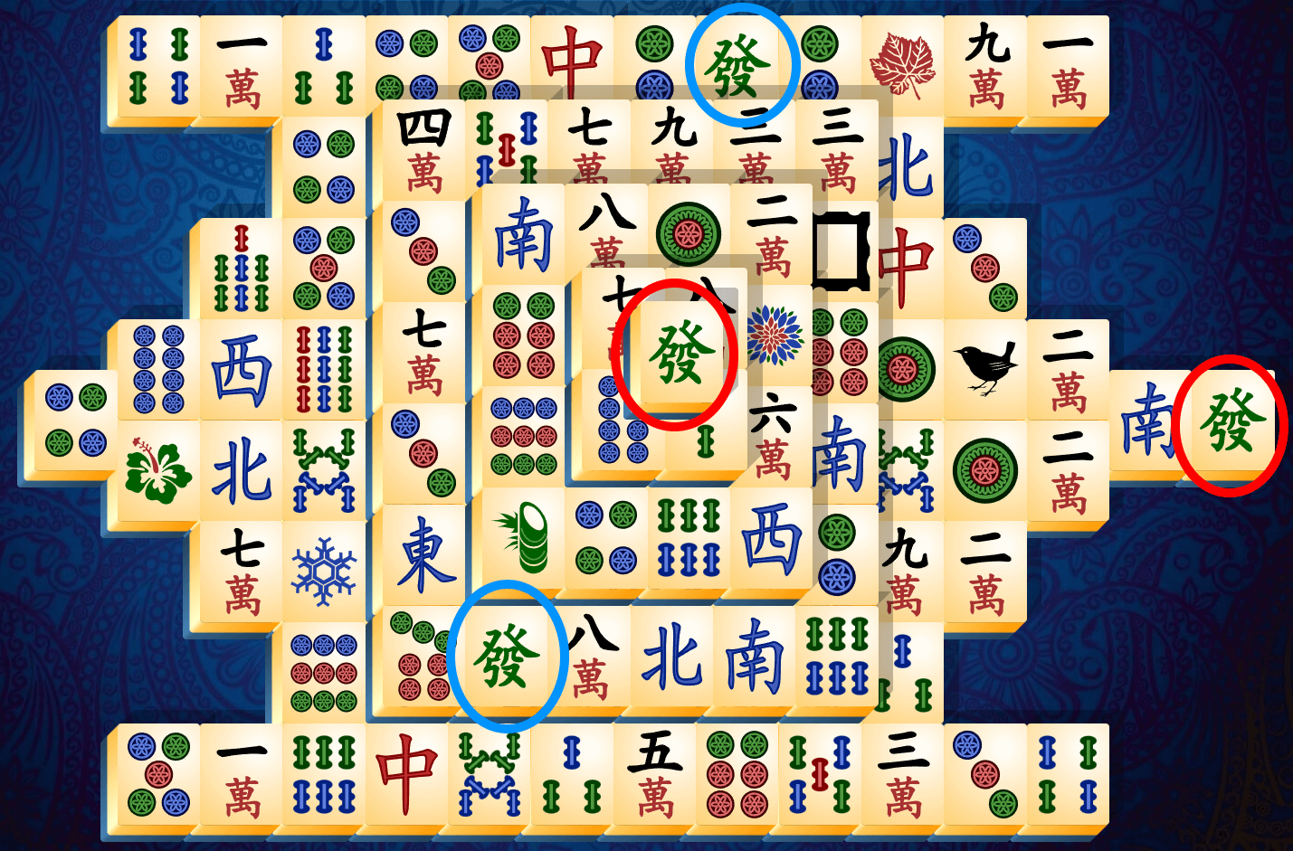 Tutorial Mahjong Solitaire, pasul 1