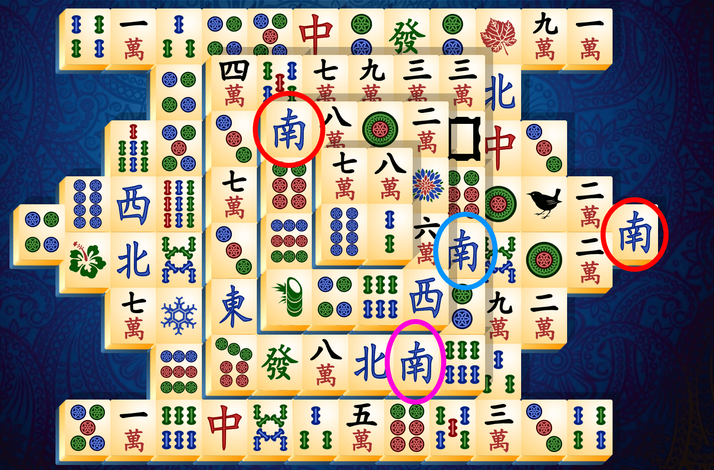 Tutorial Mahjong Solitaire, pasul 2