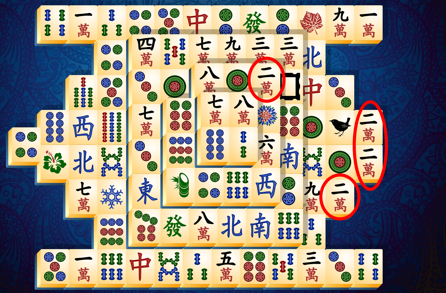 Tutorial Mahjong Solitaire, pasul 3